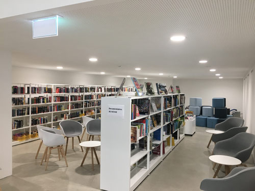 planification de l'éclairage d'une bibliothèque public canton de Vaud